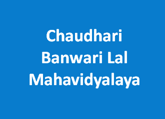 CBLM-Chaudhari Banwari Lal Mahavidyalaya