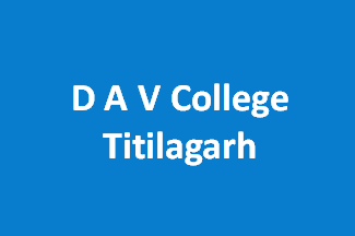 DAVCT-D A V College Titilagarh