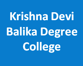 KDBDC-Krishna Devi Balika Degree College
