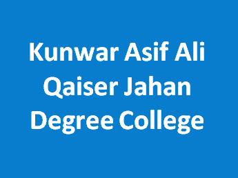 KAAQJDC-Kunwar Asif Ali Qaiser Jahan Degree College
