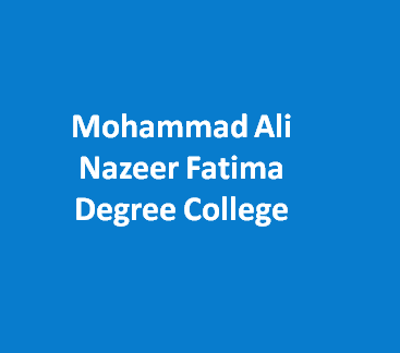 MANDC-Mohammad Ali Nazeer Fatima Degree College