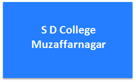 SDC-S D College Muzaffarnagar