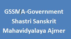 GSSMA-Government Shastri Sanskrit Mahavidyalaya Ajmer