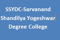 SSYDC-Sarvanand Shandilya Yogeshwar Degree College