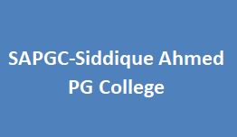 SAPGC-Siddique Ahmed PG College