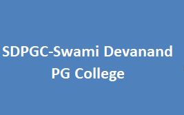 SDPGC-Swami Devanand PG College