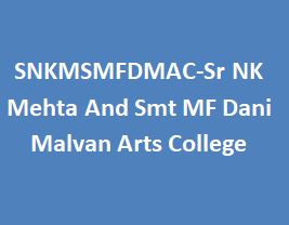 SNKMSMFDMAC-Sr NK Mehta And Smt MF Dani Malvan Arts College