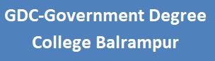GDC-Government Degree College Balrampur