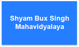 SBSM-Shyam Bux Singh Mahavidyalaya