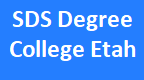 SDSDC-SDS Degree College Etah