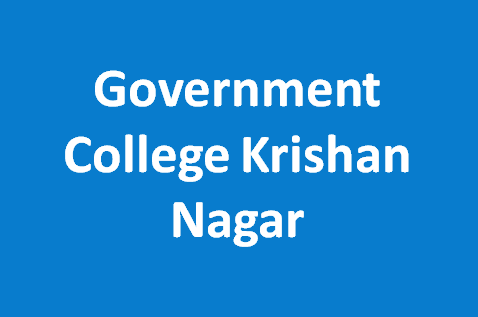 GC-Government College Krishan Nagar
