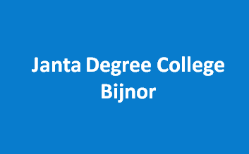 JDC-Janta Degree College Bijnor