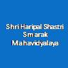 SHSSM-Shri Haripal Shastri Smarak Mahavidyalaya