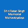 SRSMM-Shri Ratan Singh Memorial Mahavidyalaya