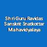 SGRSSM-Shri Guru Ravidas Sanskrit Snatkottar Mahavidyalaya