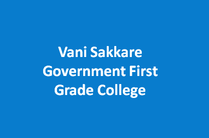 VSGFGC-Vani Sakkare Government First Grade College