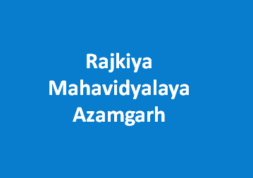 RM-Rajkiya Mahavidyalaya Azamgarh