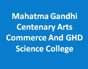 MGCACGHDSC-Mahatma Gandhi Centenary Arts Commerce And GHD Science College