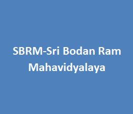 SBRM-Sri Bodan Ram Mahavidyalaya