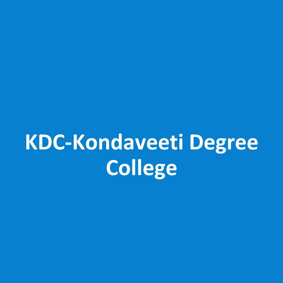 KDC-Kondaveeti Degree College
