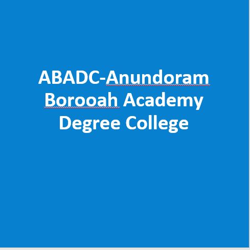 ABADC-Anundoram Borooah Academy Degree College