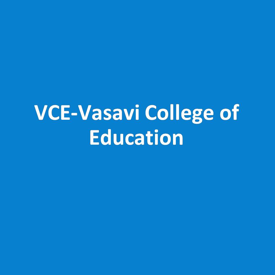 VCE-Vasavi College of Education