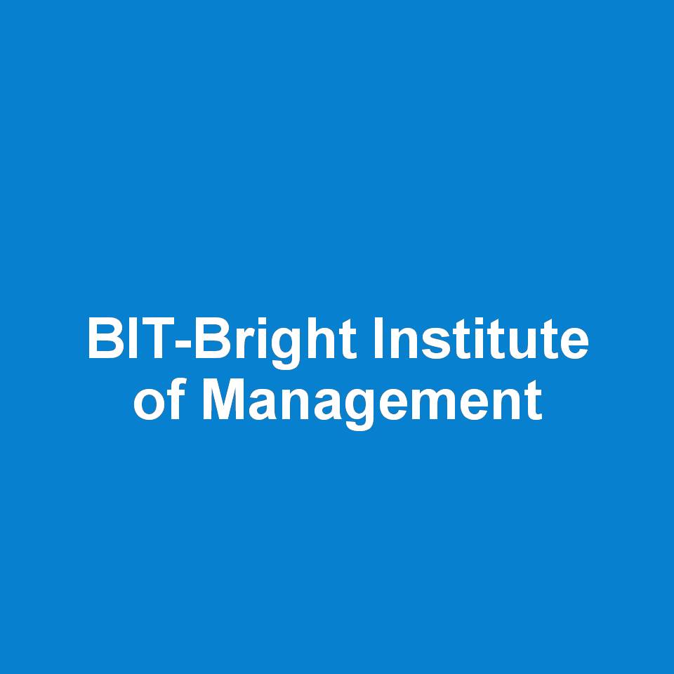 BIT-Bright Institute of Management