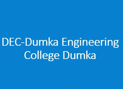 DEC-Dumka Engineering College Dumka