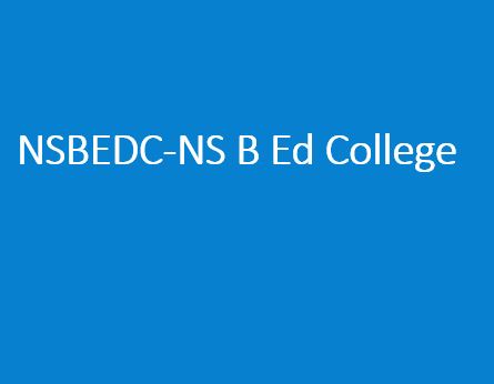 NSBEDC-NS B Ed College