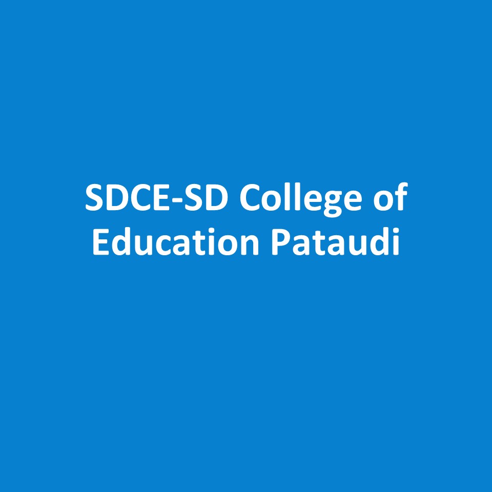 SDCE-SD College of Education Pataudi