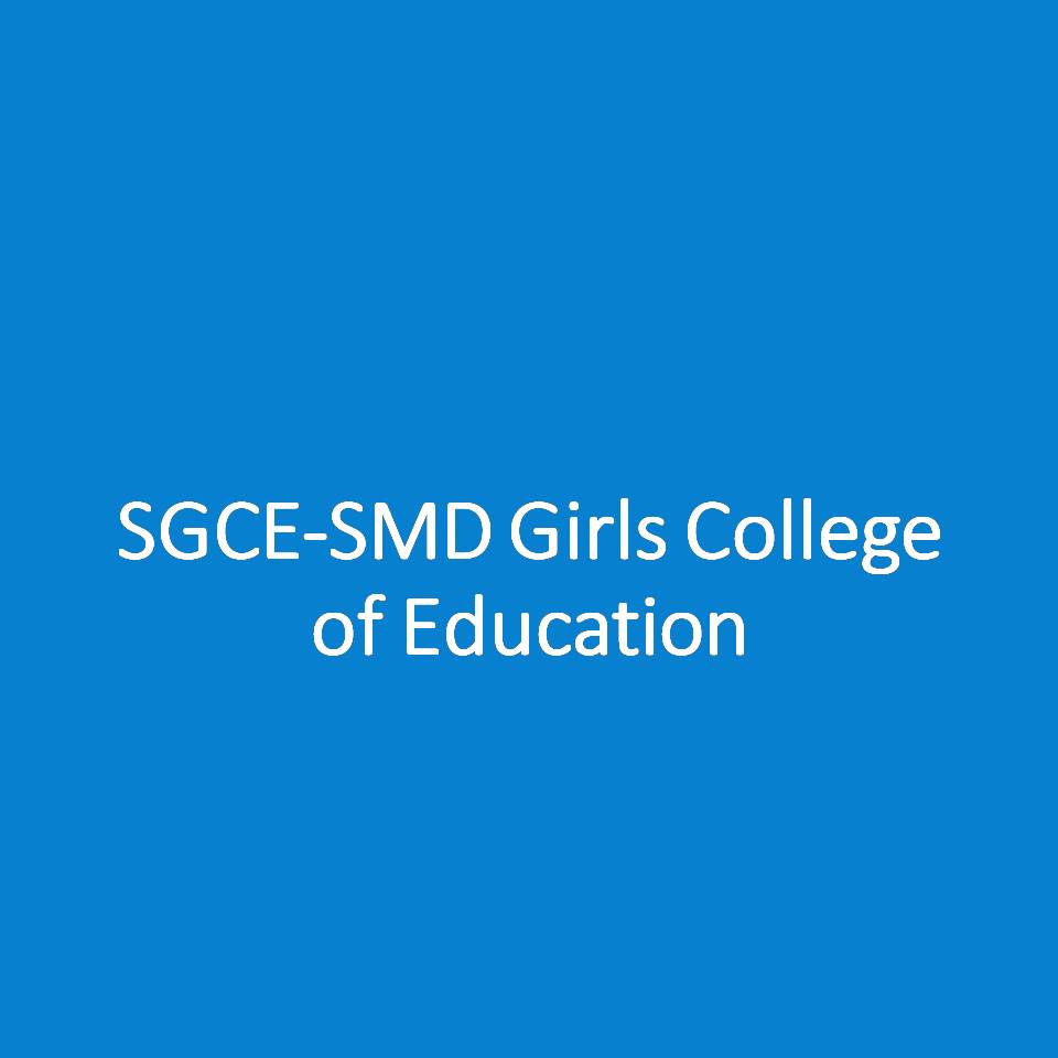 SGCE-SMD Girls College of Education