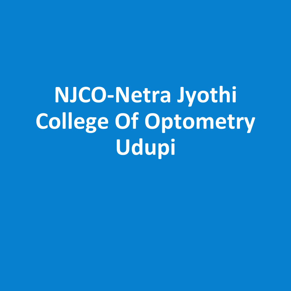 NJCO-Netra Jyothi College Of Optometry Udupi