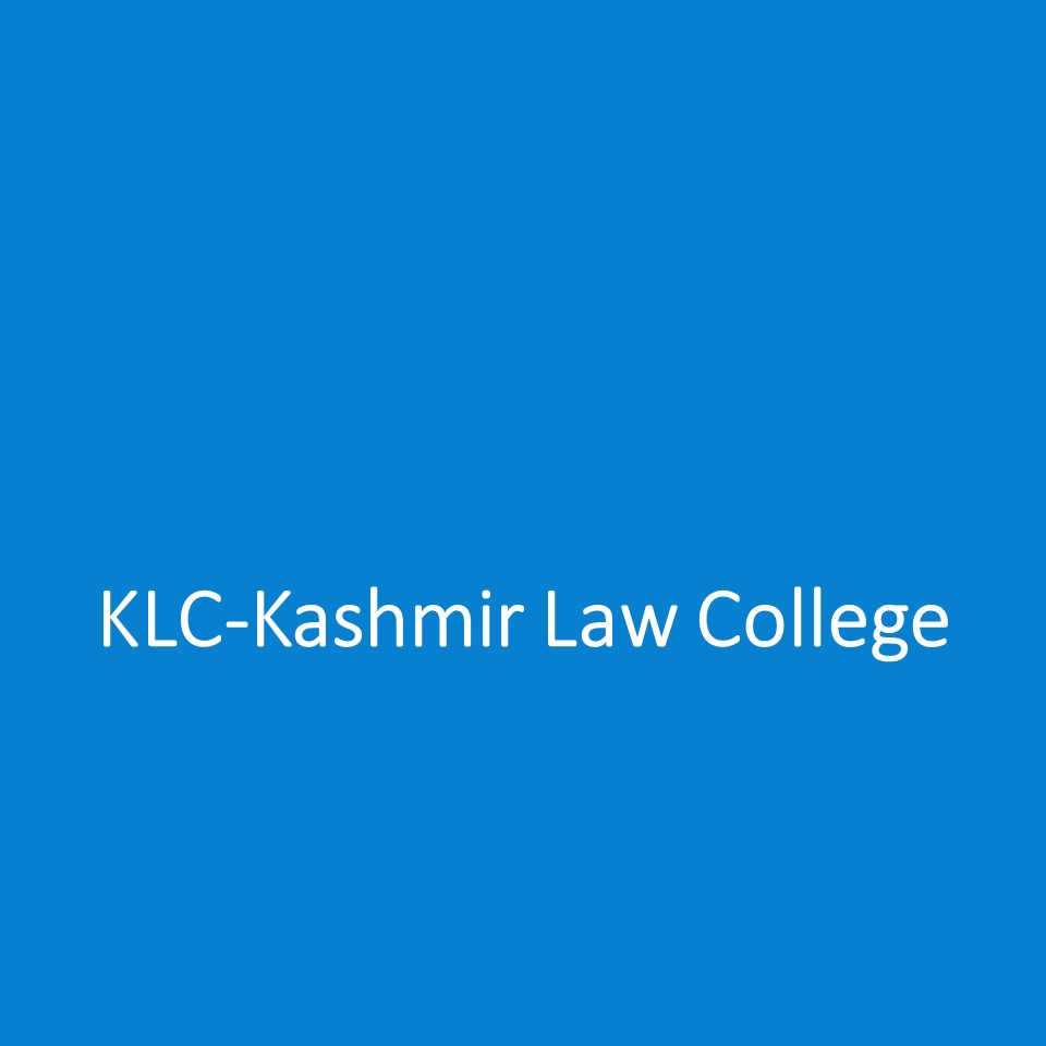 KLC-Kashmir Law College