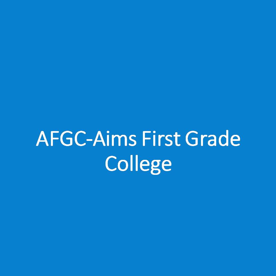 AFGC-Aims First Grade College