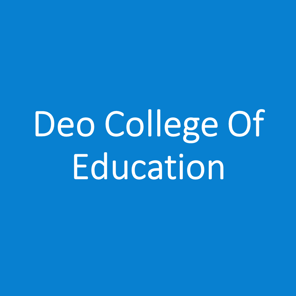 DCE-Deo College Of Education