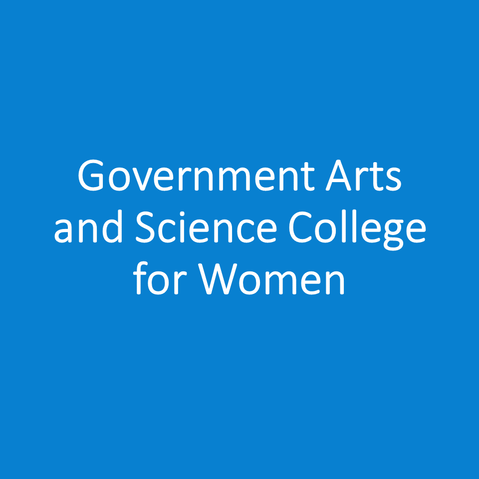 GASCW-Government Arts and Science College for Women