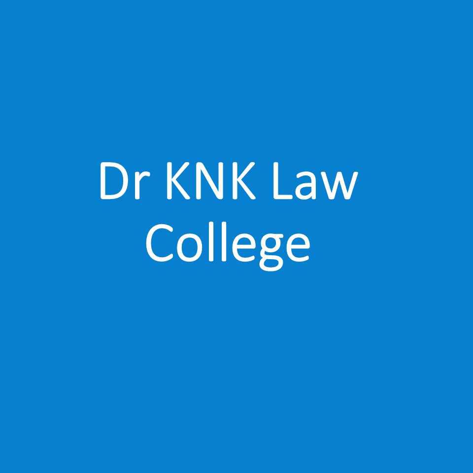 DKNKLC-Dr KNK Law College