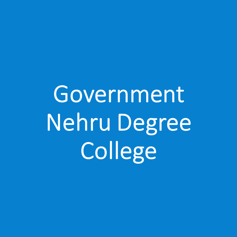 GNDC-Government Nehru Degree College Burhar