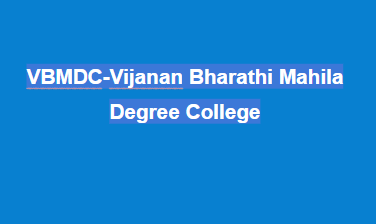 VBMDC-Vijanan Bharathi Mahila Degree College