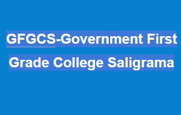 GFGCS-Government First Grade College Saligrama