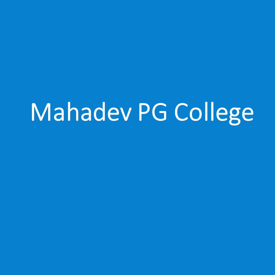 MPGC-Mahadev PG College