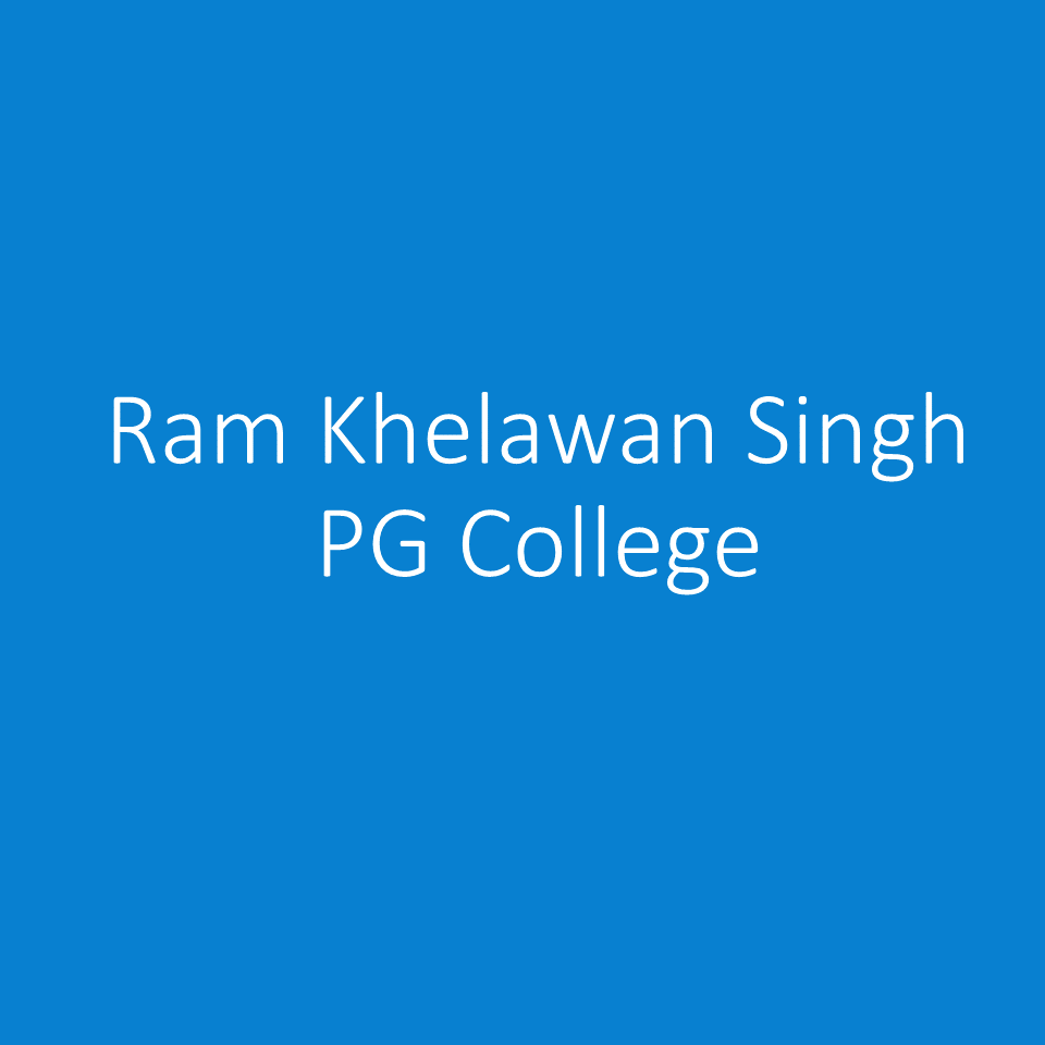 RKSPGC-Ram Khelawan Singh PG College