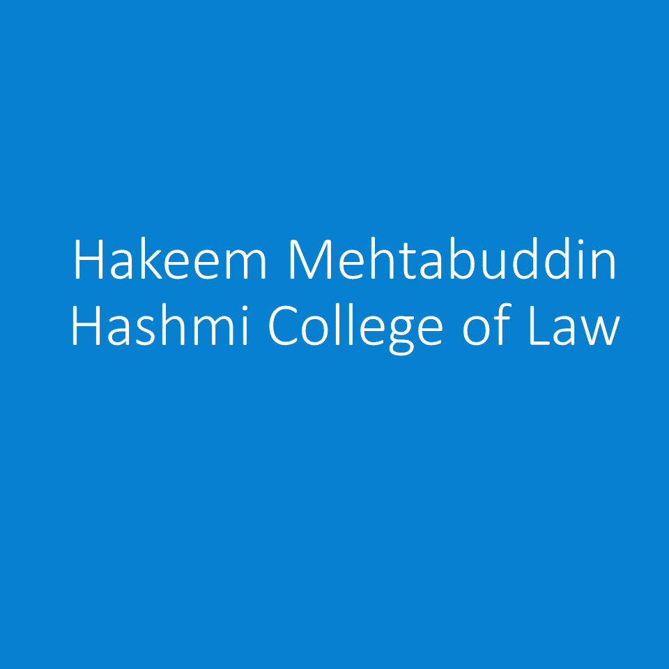 HMHCL-Hakeem Mehtabuddin Hashmi College of Law