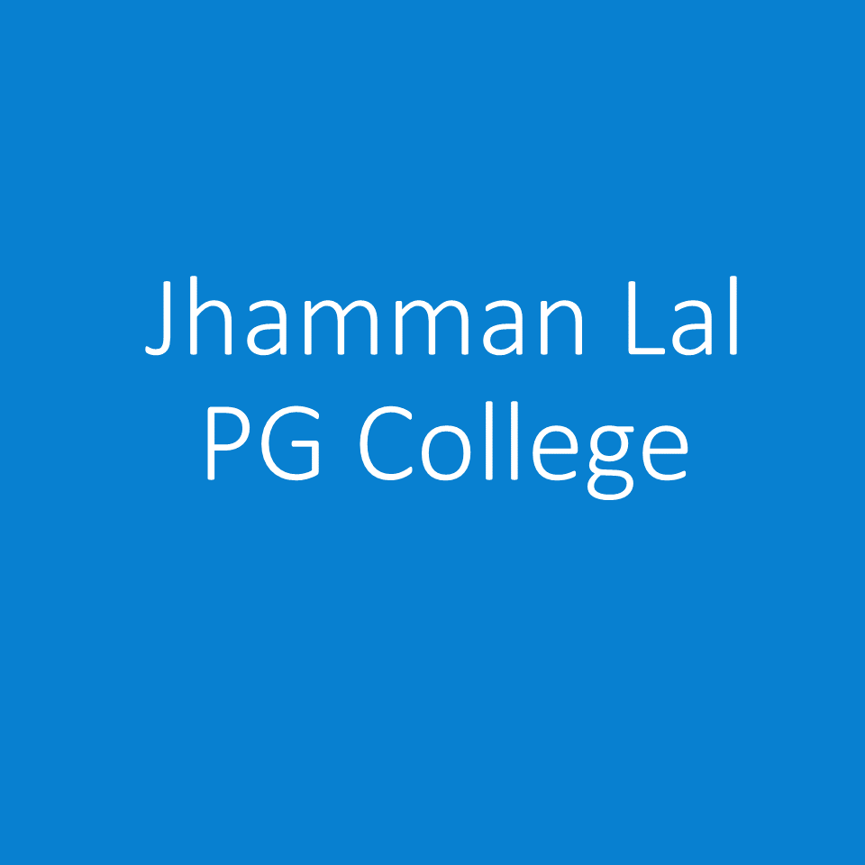 JLPGC-Jhamman Lal PG College