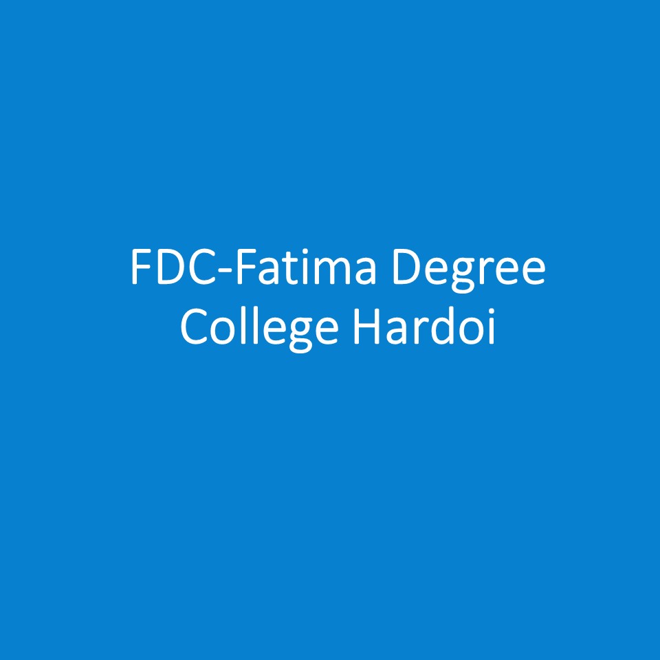 FDC-Fatima Degree College Hardoi