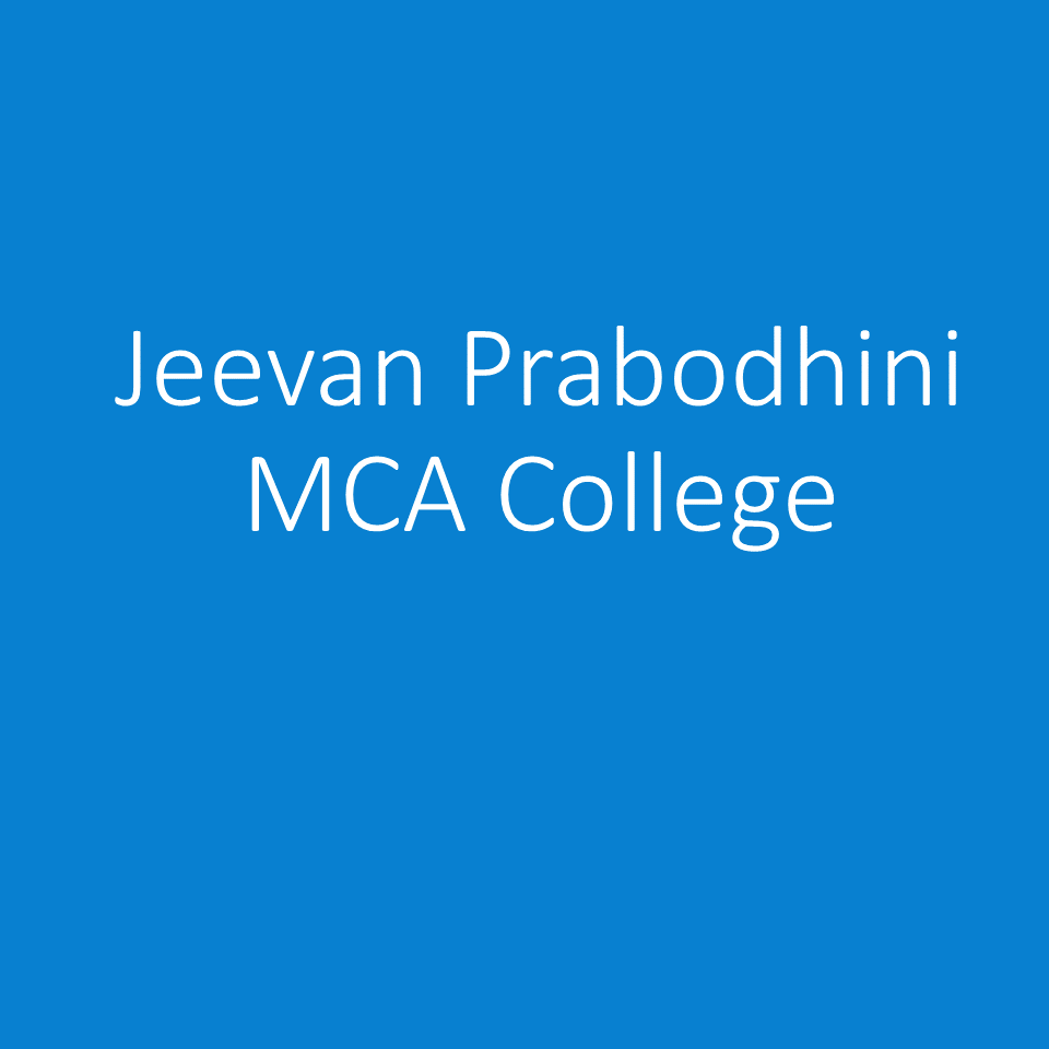JPMCAC-Jeevan Prabodhini MCA College