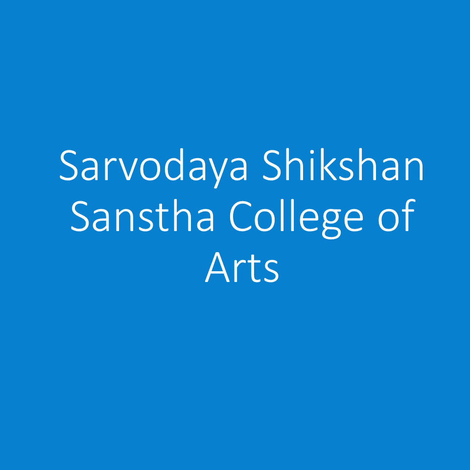 SSSCA-Sarvodaya Shikshan Sanstha College of Arts