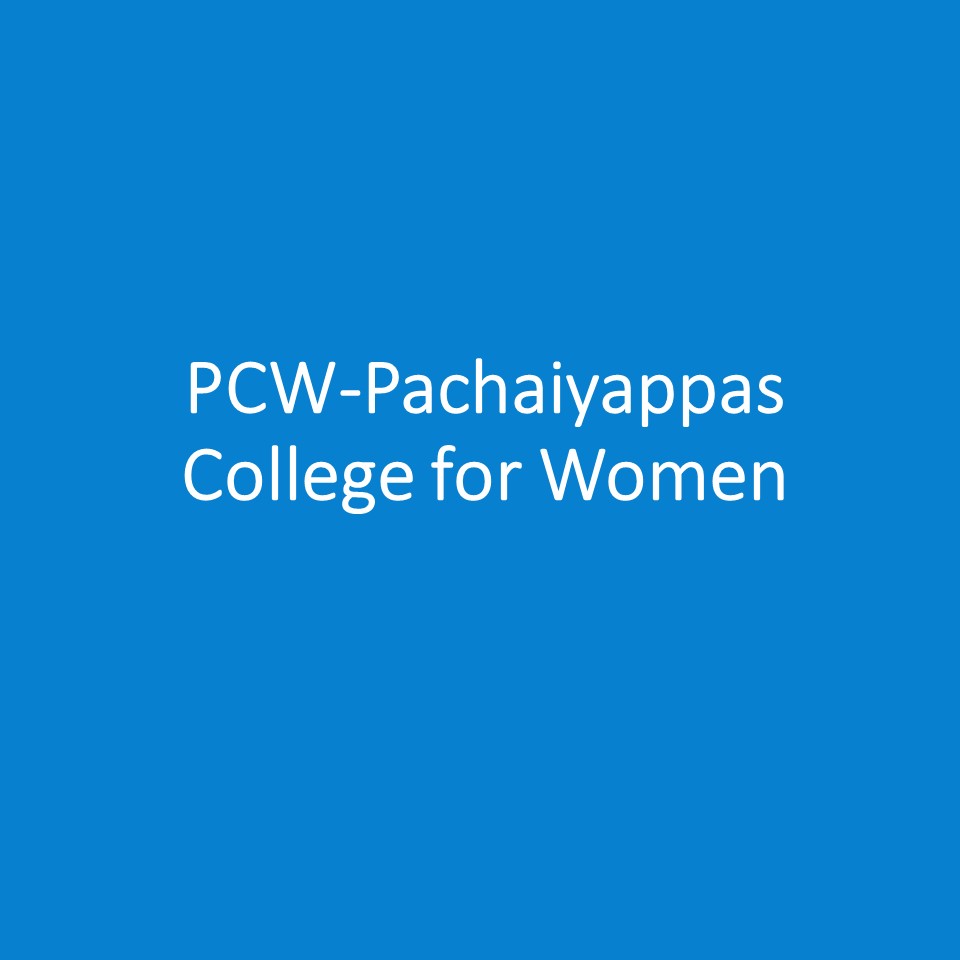 PCW-Pachaiyappas College for Women