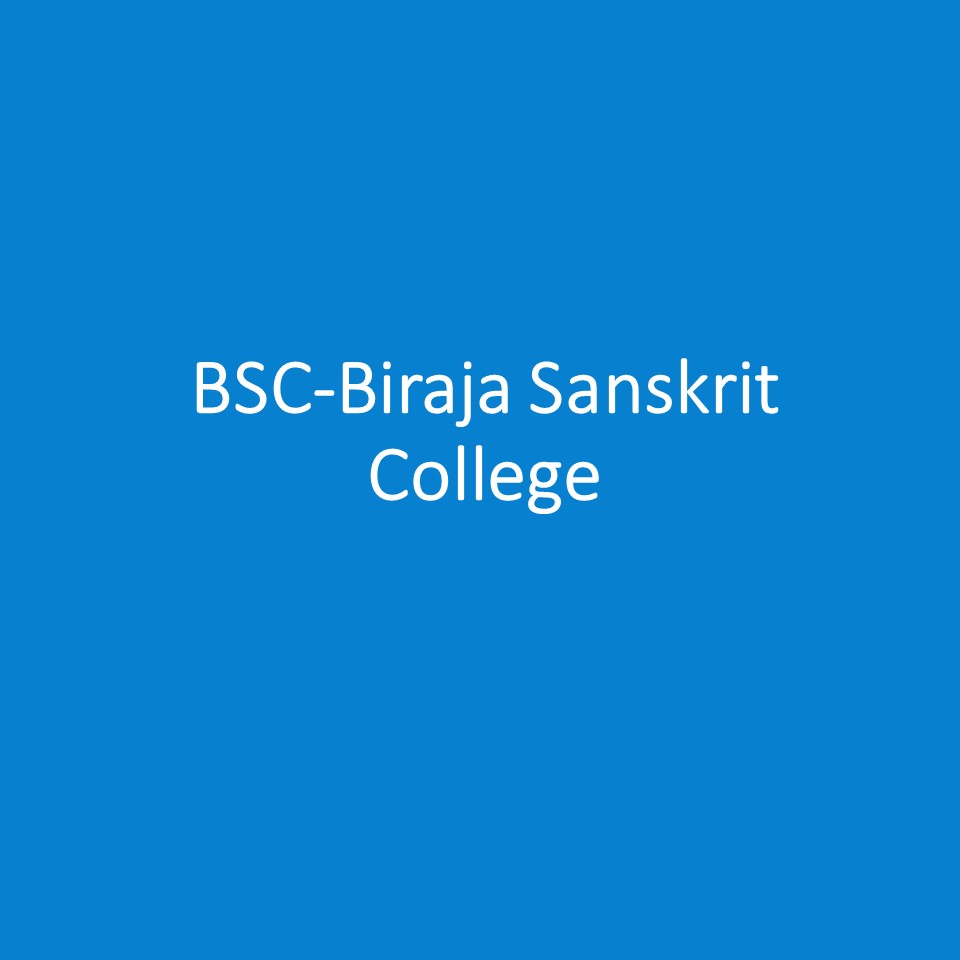 BSC-Biraja Sanskrit College