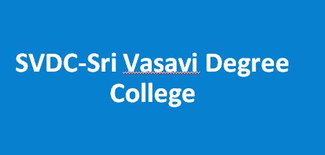 SVDC-Sri Vasavi Degree College